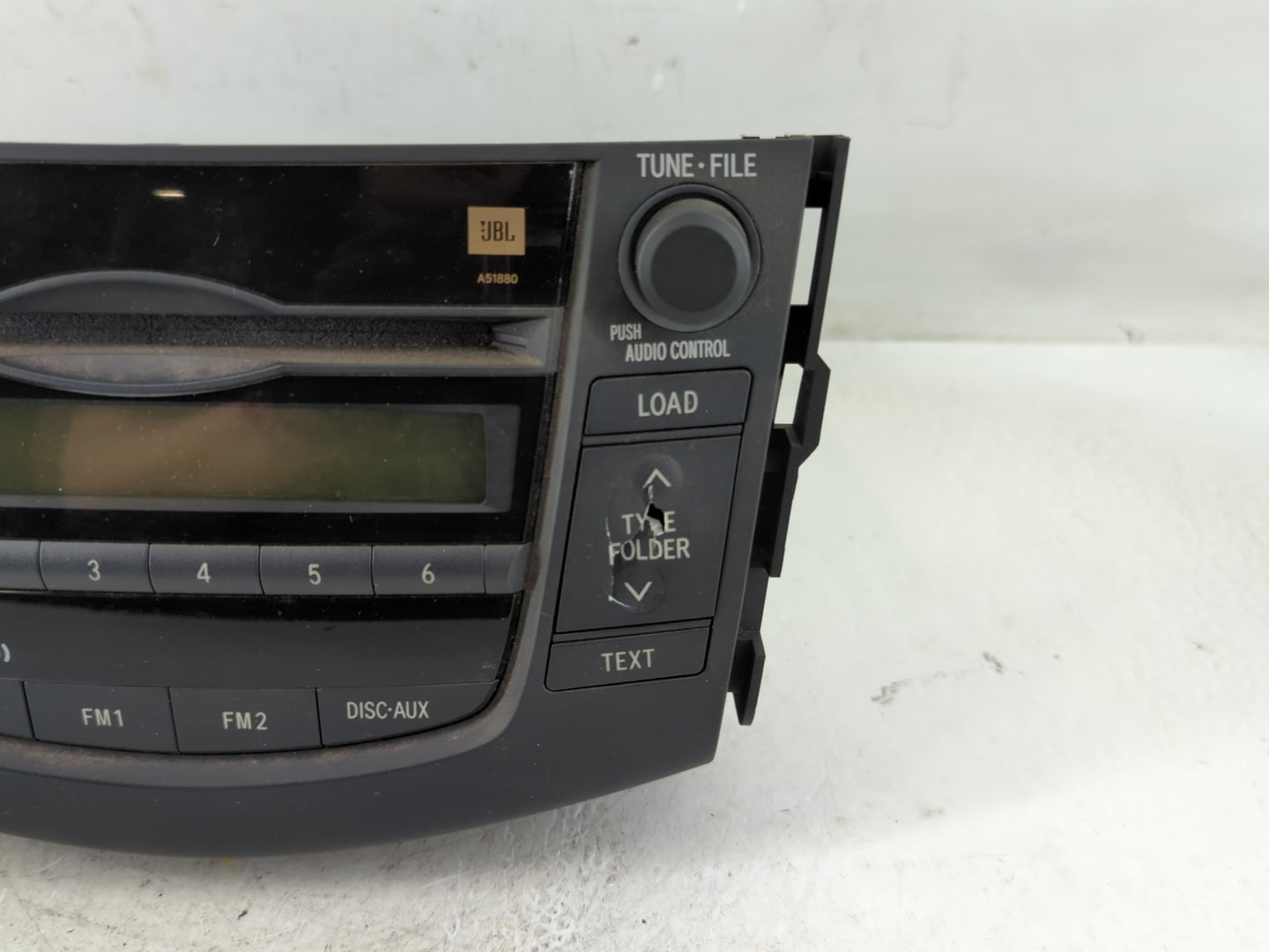 2009-2011 Toyota Rav4 Radio AM FM Cd Player Receiver Replacement P/N:86120-0R090 Fits Fits 2009 2010 2011 OEM Used Auto Part