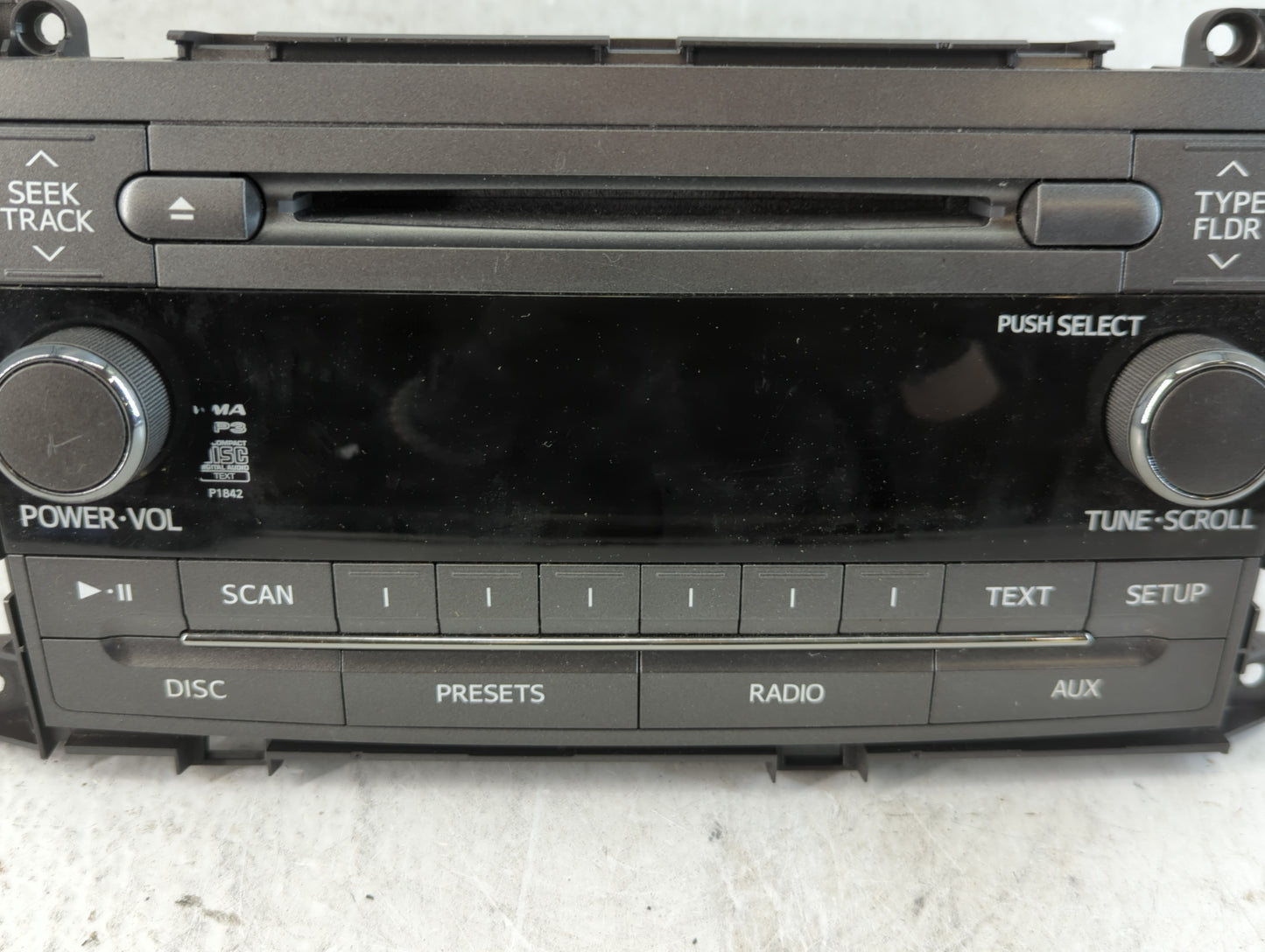2011-2014 Toyota Sienna Radio AM FM Cd Player Receiver Replacement P/N:86120-08270 Fits Fits 2011 2012 2013 2014 OEM Used Au