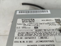 2011-2014 Toyota Sienna Radio AM FM Cd Player Receiver Replacement P/N:86120-08270 Fits Fits 2011 2012 2013 2014 OEM Used Au