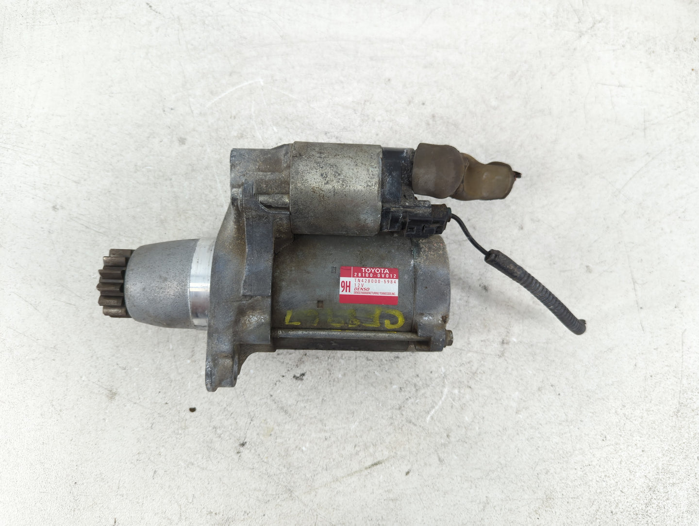 2011-2016 Toyota Sienna Car Starter Motor Solenoid OEM P/N:TN428000-5984 28100-0V012 Fits OEM Used Auto Parts - Oemusedautop