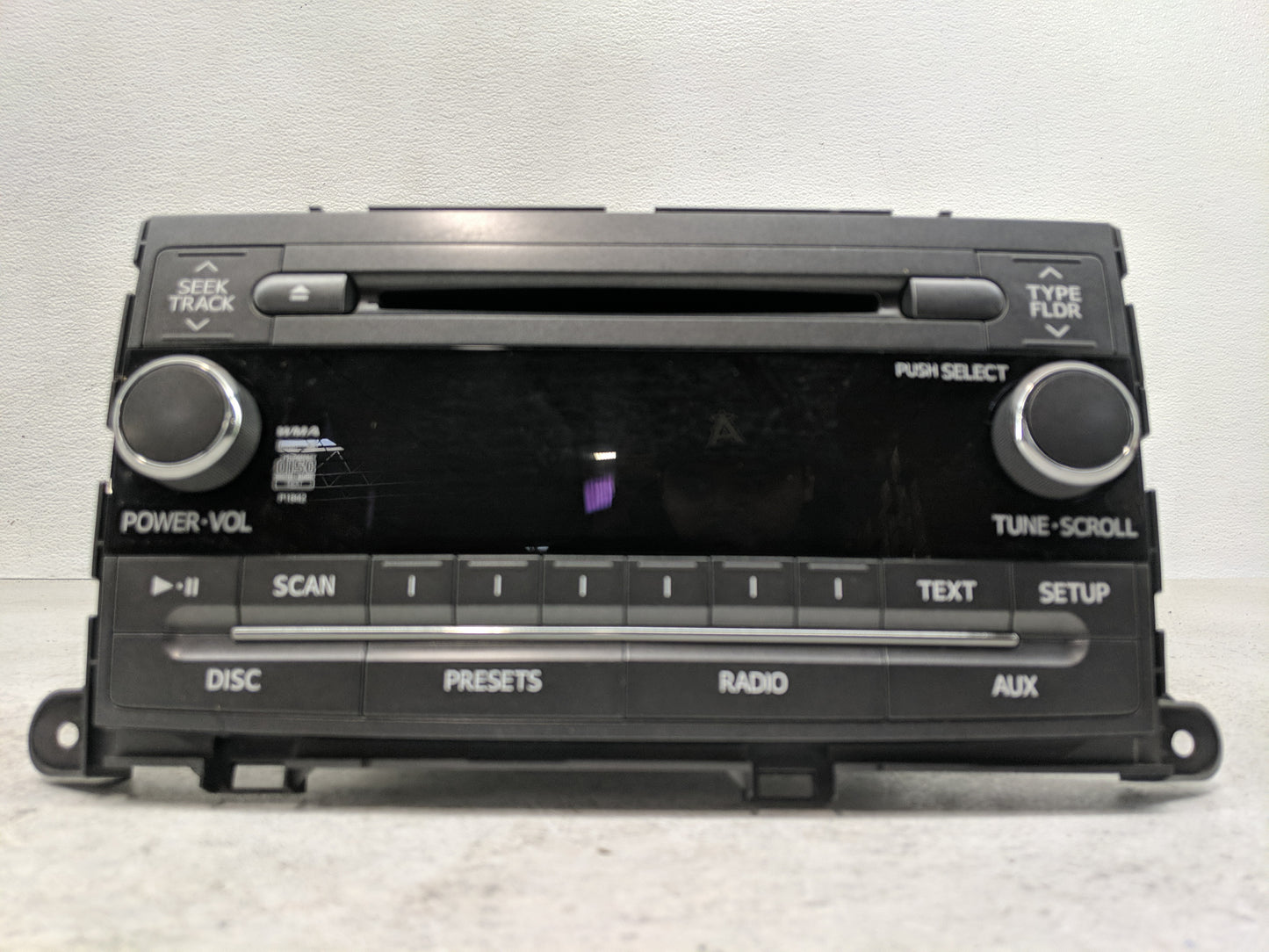 2011-2014 Toyota Sienna Radio AM FM Cd Player Receiver Replacement P/N:86120-08270 Fits Fits 2011 2012 2013 2014 OEM Used Au