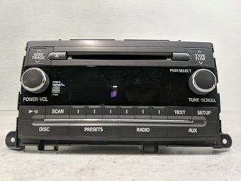 compare product 2011-2014 Toyota Sienna Radio AM FM Cd Player Receiver Replacement P/N:86120-08270 Fits Fits 2011 2012 2013 2014 OEM Used Auto Parts