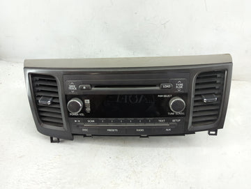 2011-2014 Toyota Sienna Radio AM FM Cd Player Receiver Replacement P/N:86120-08240 Fits Fits 2011 2012 2013 2014 OEM Used Au