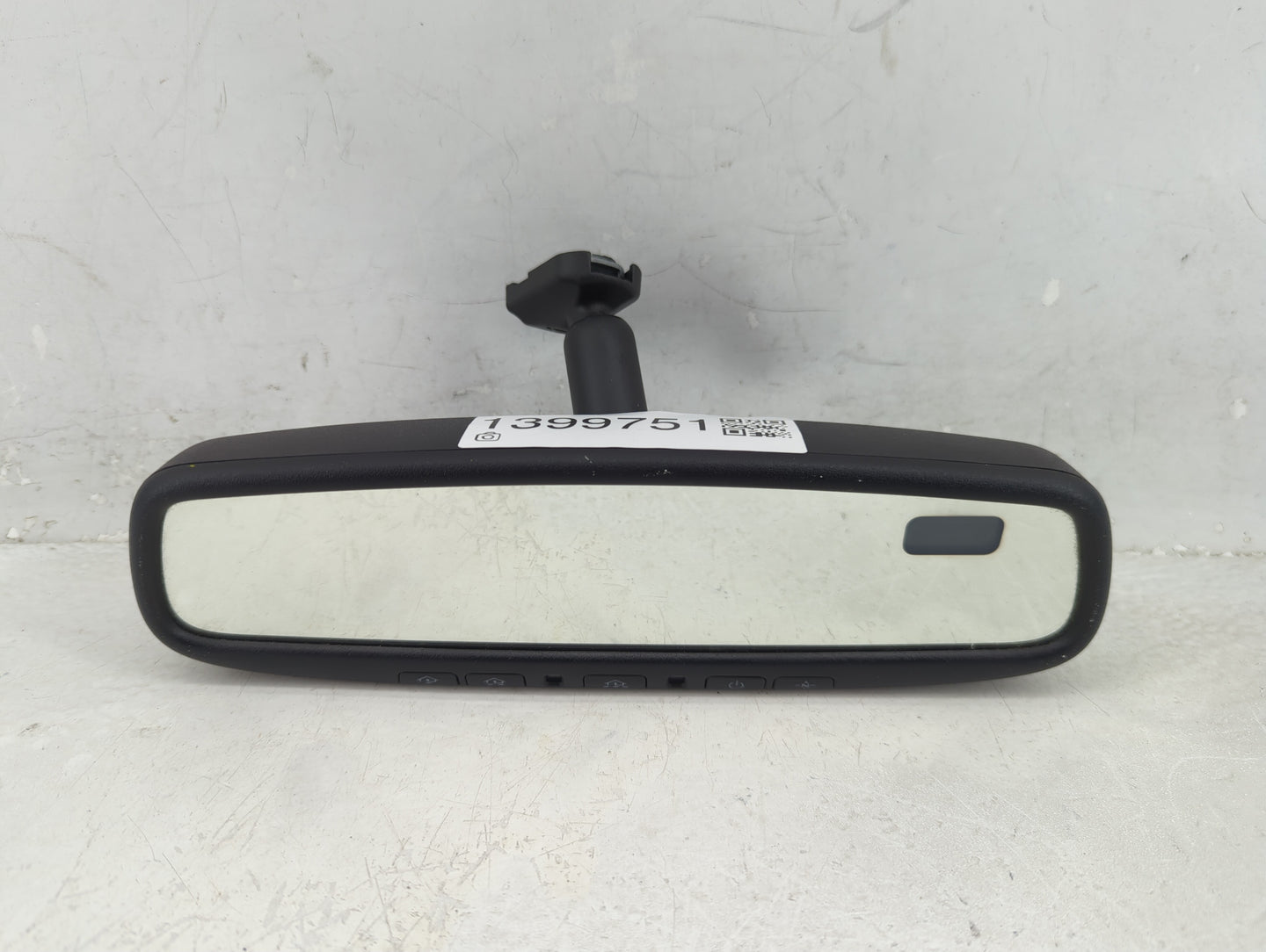 2011-2014 Toyota Sienna Interior Rear View Mirror Replacement OEM P/N:E11026378 Fits Fits 2011 2012 2013 2014 OEM Used Auto 