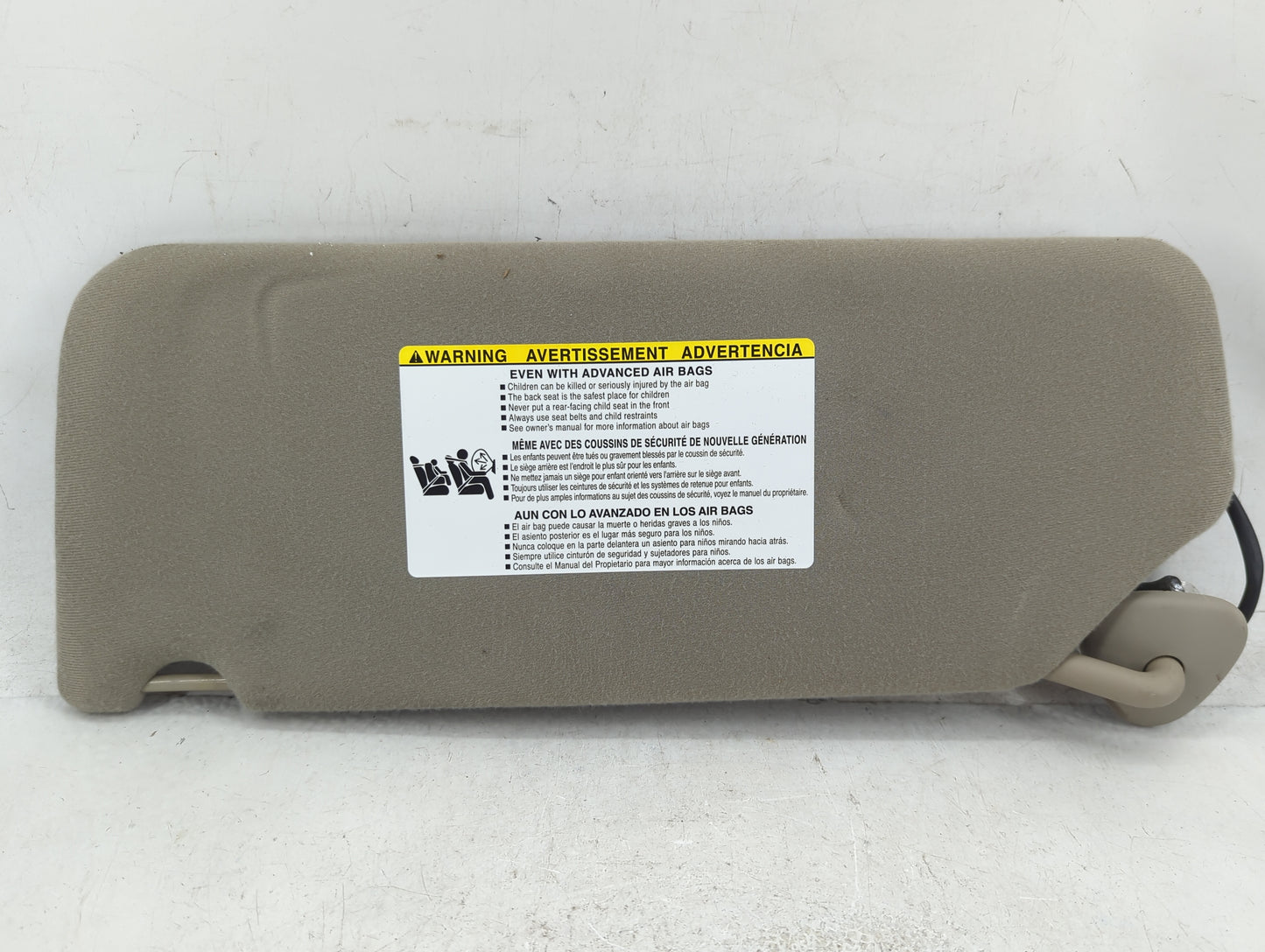 2011-2014 Toyota Sienna Sun Visor Shade Replacement Passenger Right Mirror Fits Fits 2011 2012 2013 2014 OEM Used Auto Parts