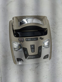2011-2014 Toyota Sienna Overhead Console W/rear Climate Control Tan - Oemusedautoparts1.com