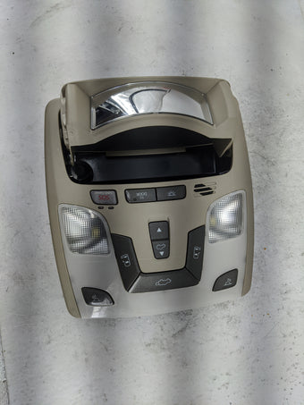 compare product 2011-2014 Toyota Sienna Overhead Console W/rear Climate Control Tan