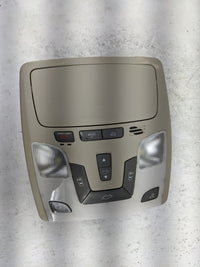 2011-2014 Toyota Sienna Overhead Console W/rear Climate Control Tan - Oemusedautoparts1.com