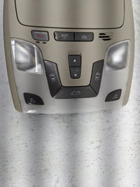 2011-2014 Toyota Sienna Overhead Console W/rear Climate Control Tan - Oemusedautoparts1.com