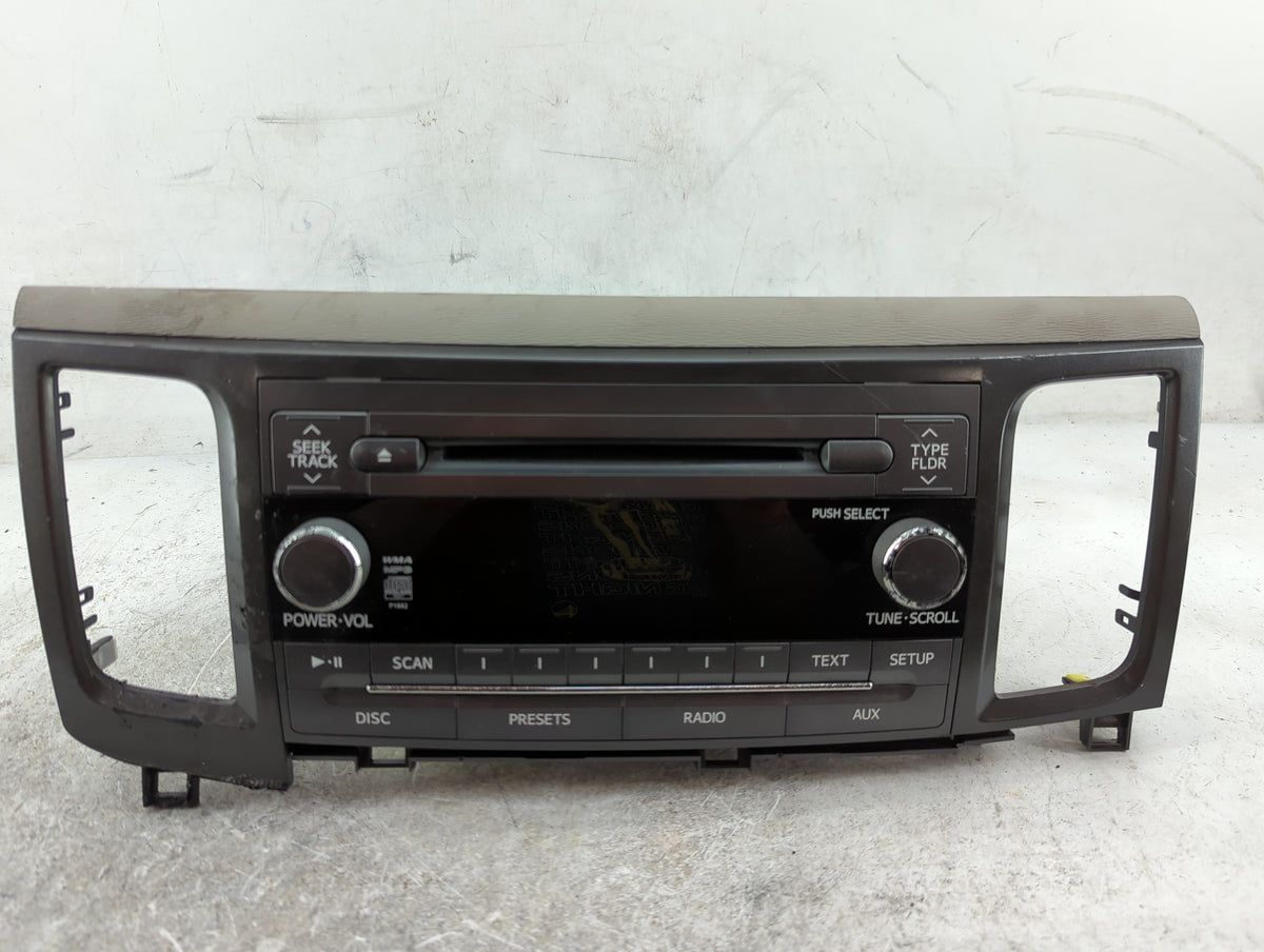 2011-2014 Toyota Sienna Radio AM FM Cd Player Receiver Replacement P/N:86120-08270 DEH-M8497 Fits Fits 2011 2012 2013 2014 O