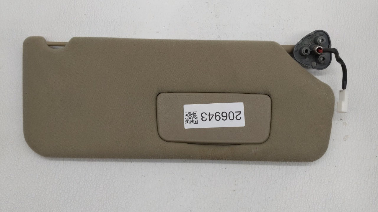 2011-2014 Toyota Sienna Sun Visor Shade Replacement Passenger Right Mirror Fits Fits 2011 2012 2013 2014 OEM Used Auto Parts