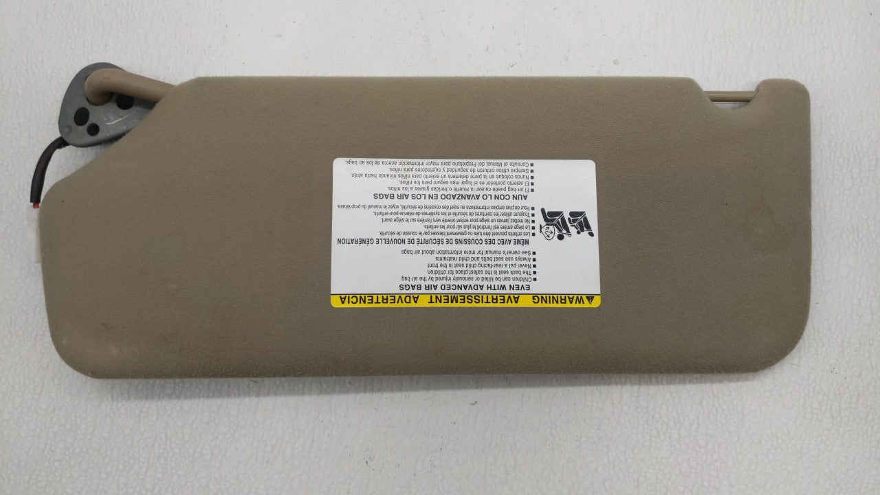 2011-2014 Toyota Sienna Sun Visor Shade Replacement Passenger Right Mirror Fits Fits 2011 2012 2013 2014 OEM Used Auto Parts