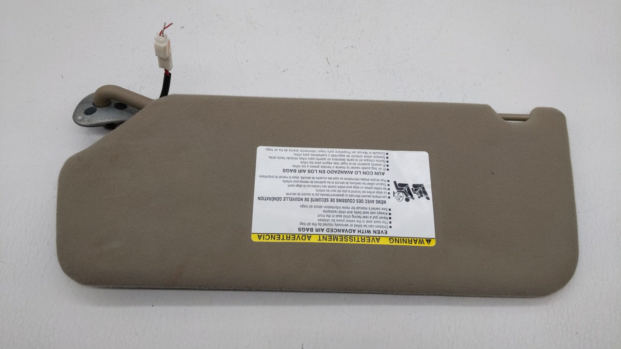 2011-2014 Toyota Sienna Sun Visor Shade Replacement Passenger Right Mirror Fits Fits 2011 2012 2013 2014 OEM Used Auto Parts