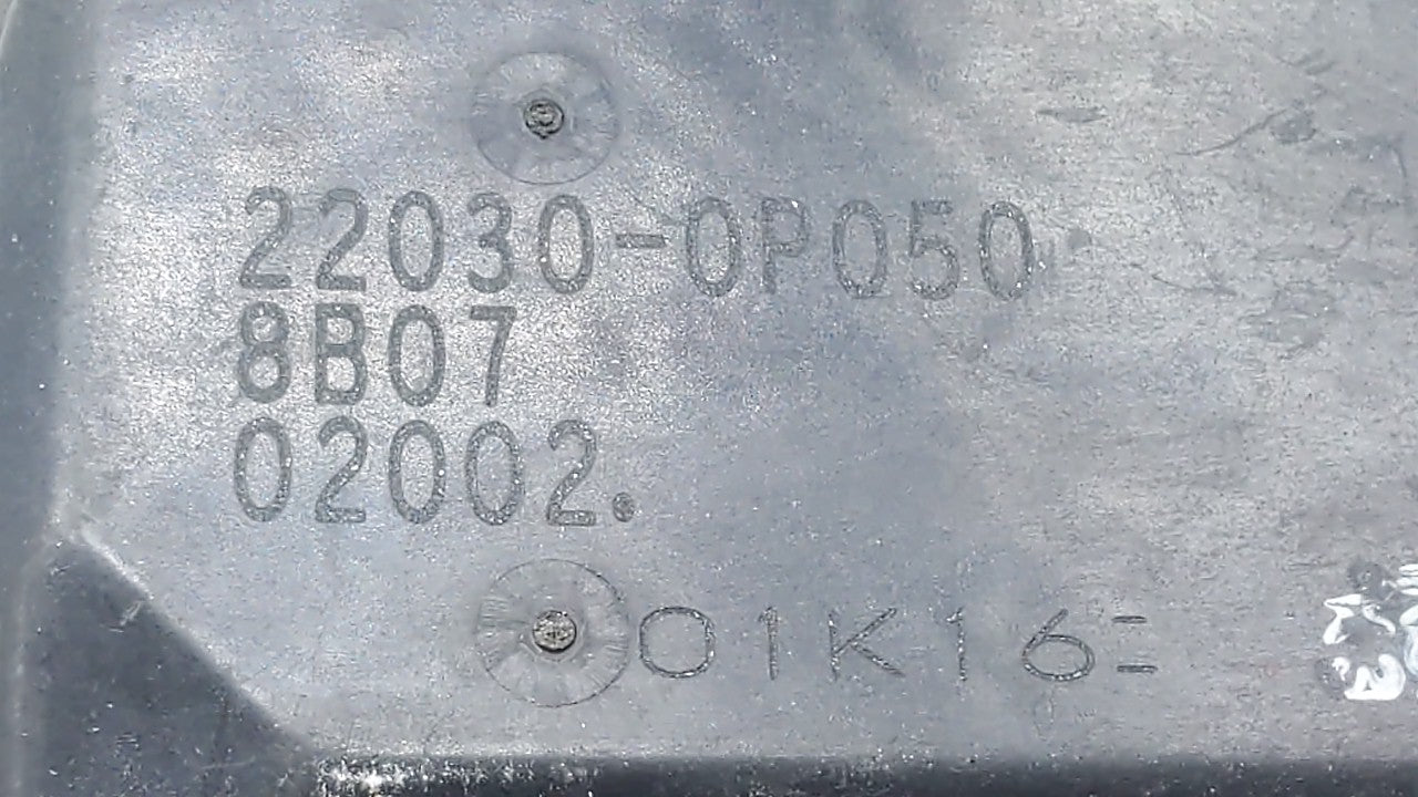 2007-2016 Toyota Sienna Throttle Body P/N:22030-0P050 22030-31030 Fits OEM Used Auto Parts - Oemusedautoparts1.com