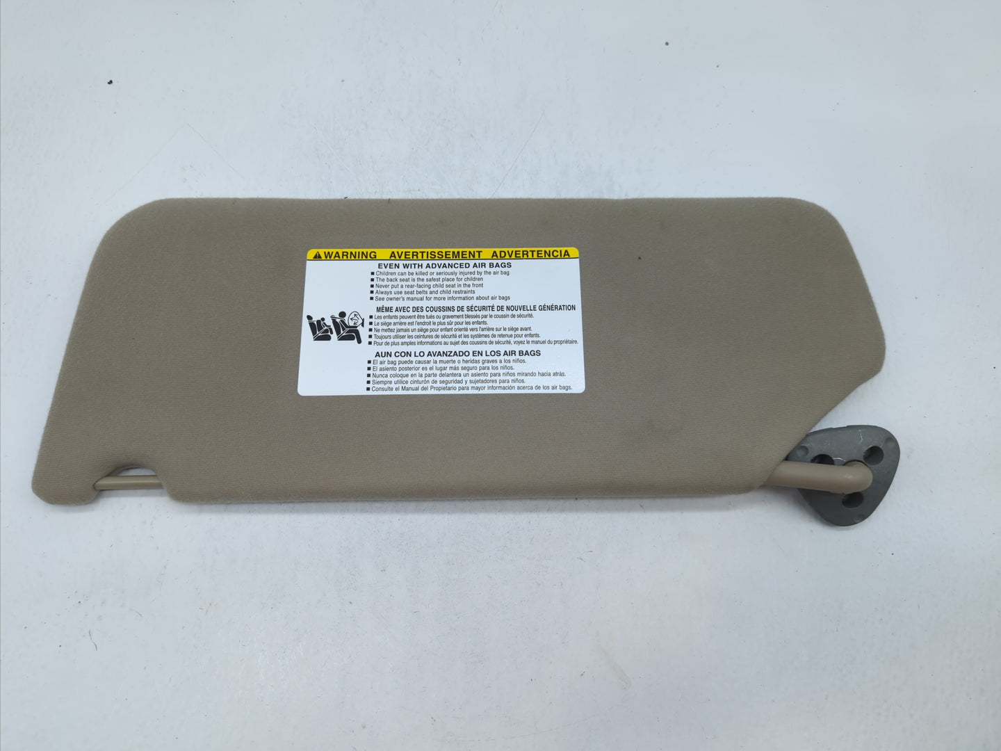 2011-2014 Toyota Sienna Sun Visor Shade Replacement Passenger Right Mirror Fits Fits 2011 2012 2013 2014 OEM Used Auto Parts