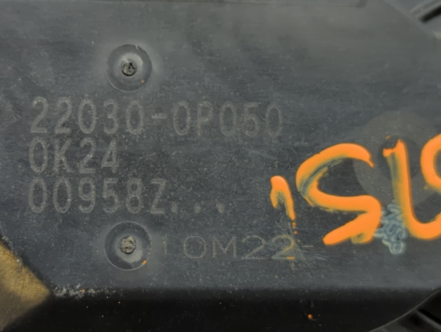 2007-2016 Toyota Sienna Throttle Body P/N:22030-0P050 22030-31030 Fits OEM Used Auto Parts - Oemusedautoparts1.com