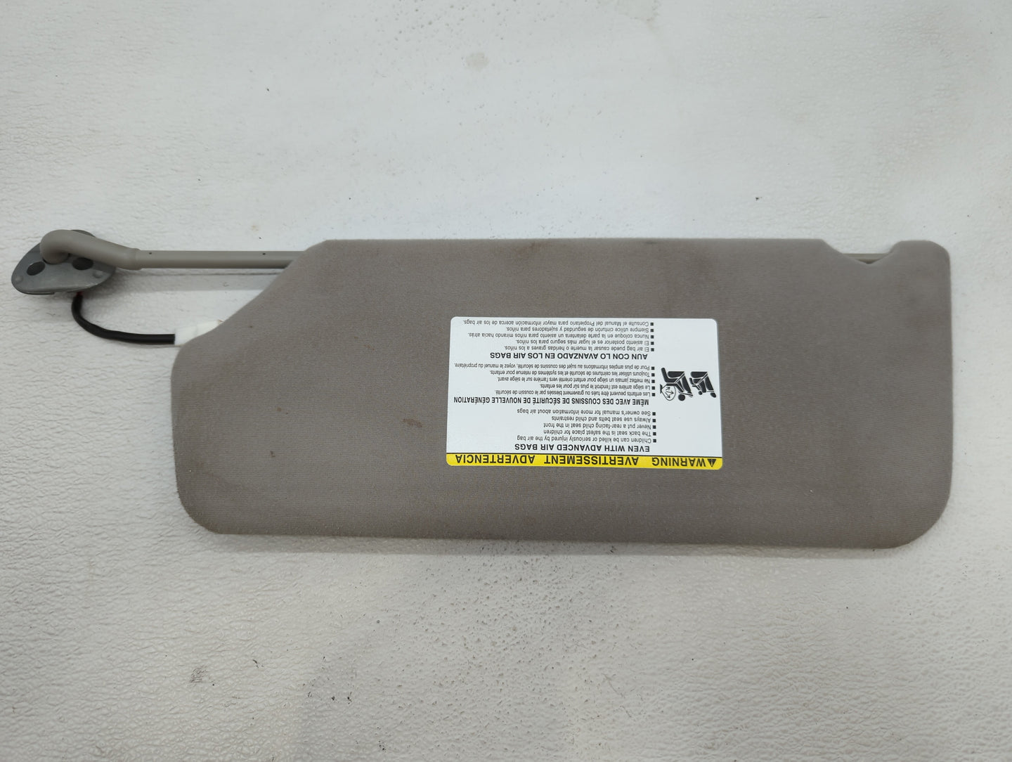 2011-2014 Toyota Sienna Sun Visor Shade Replacement Passenger Right Mirror Fits Fits 2011 2012 2013 2014 OEM Used Auto Parts