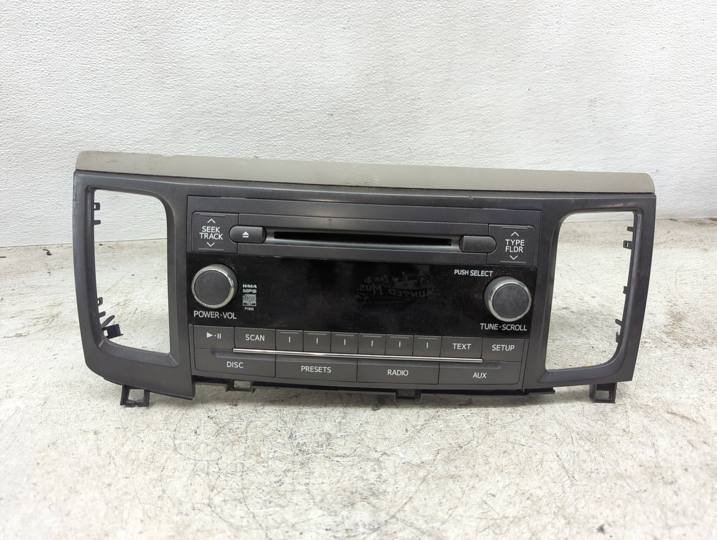 2011-2014 Toyota Sienna Radio AM FM Cd Player Receiver Replacement P/N:86120-08270 DEH-M8497ZT Fits Fits 2011 2012 2013 2014