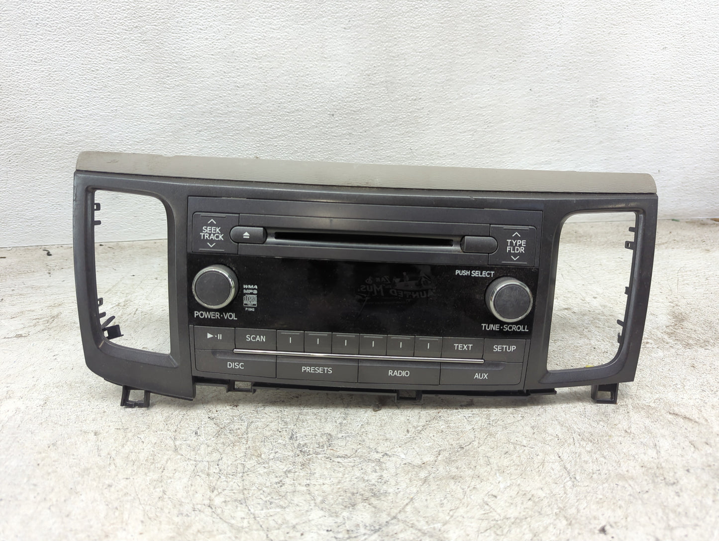 2011-2014 Toyota Sienna Radio AM FM Cd Player Receiver Replacement P/N:86120-08270 DEH-M8497ZT Fits Fits 2011 2012 2013 2014
