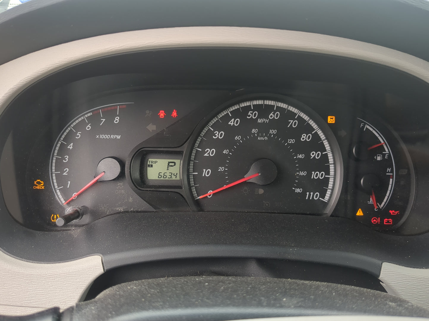 2011-2014 Toyota Sienna Instrument Cluster Speedometer Gauges Miles:344K Fits Fits 2011 2012 2013 2014 OEM Used Auto Parts -