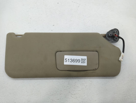 2011-2014 Toyota Sienna Sun Visor Shade Replacement Passenger Right Mirror Fits Fits 2011 2012 2013 2014 OEM Used Auto Parts