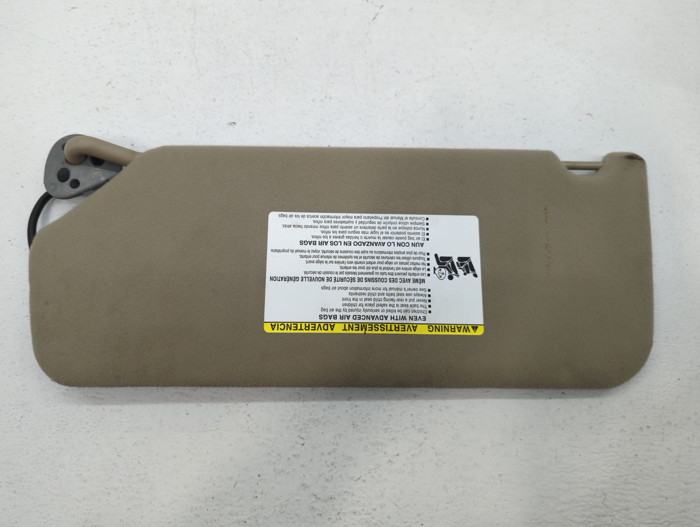 2011-2014 Toyota Sienna Sun Visor Shade Replacement Passenger Right Mirror Fits Fits 2011 2012 2013 2014 OEM Used Auto Parts