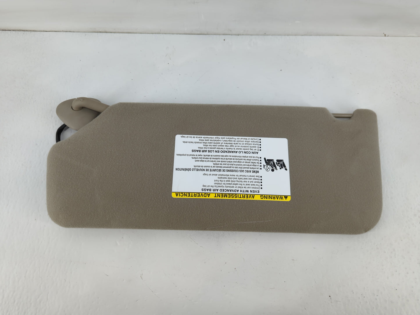 2011-2014 Toyota Sienna Sun Visor Shade Replacement Passenger Right Mirror Fits Fits 2011 2012 2013 2014 OEM Used Auto Parts