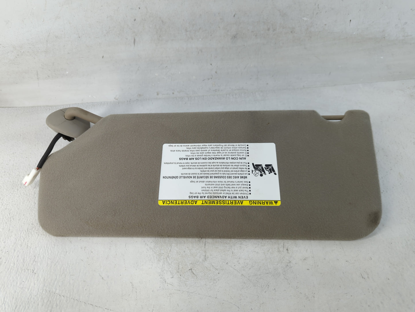 2011-2014 Toyota Sienna Sun Visor Shade Replacement Passenger Right Mirror Fits Fits 2011 2012 2013 2014 OEM Used Auto Parts