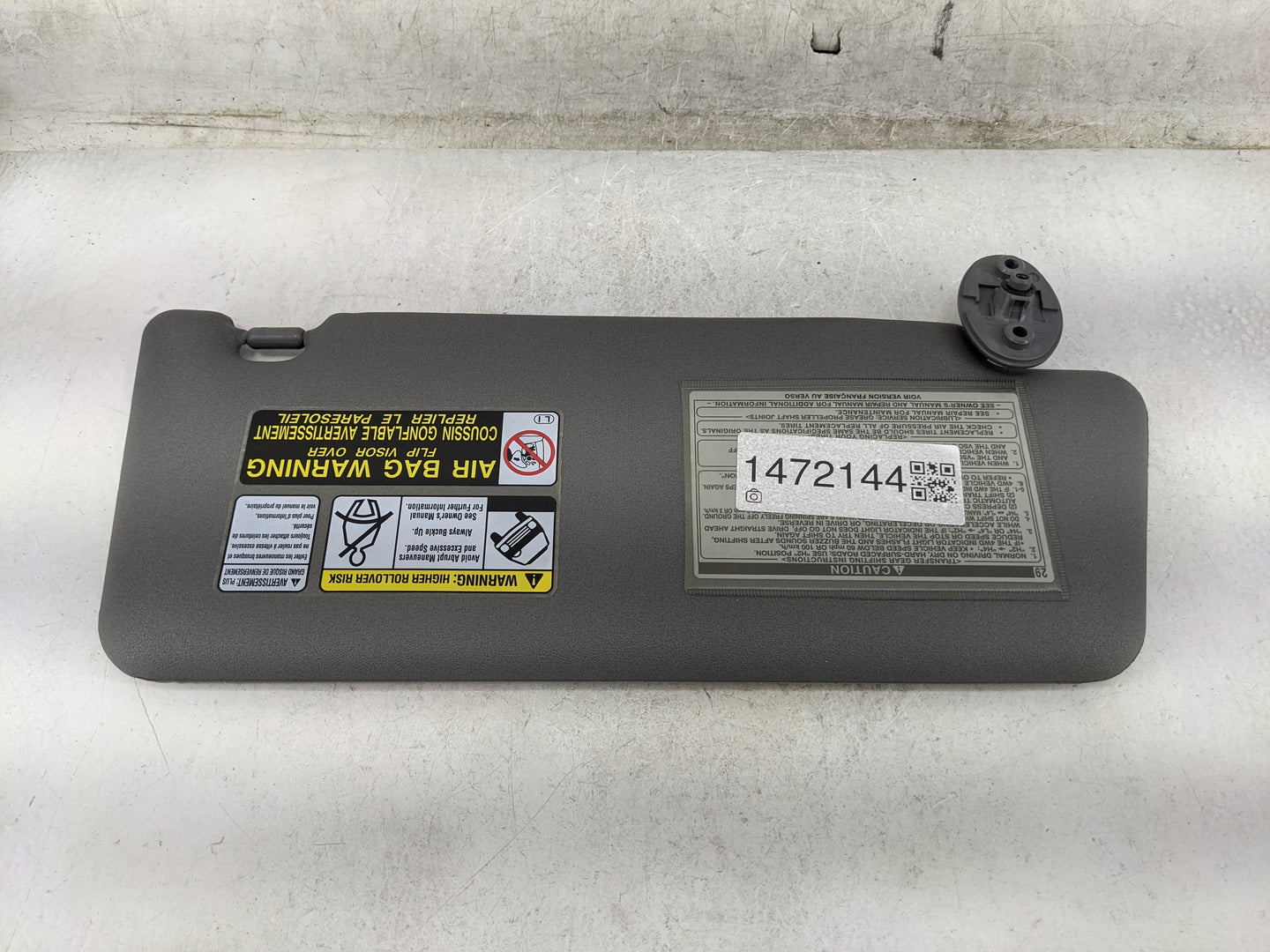 2009-2011 Toyota Tacoma Sun Visor Shade Replacement Driver Left Mirror Fits Fits 2009 2010 2011 OEM Used Auto Parts - Oemuse