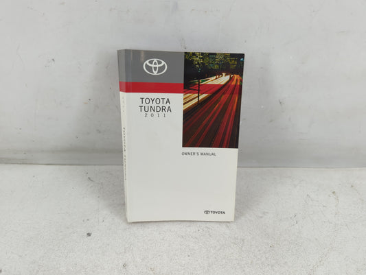2011 Toyota Tundra Owners Manual Book Guide P/N:01999-34510 OEM Used Auto Parts - Oemusedautoparts1.com