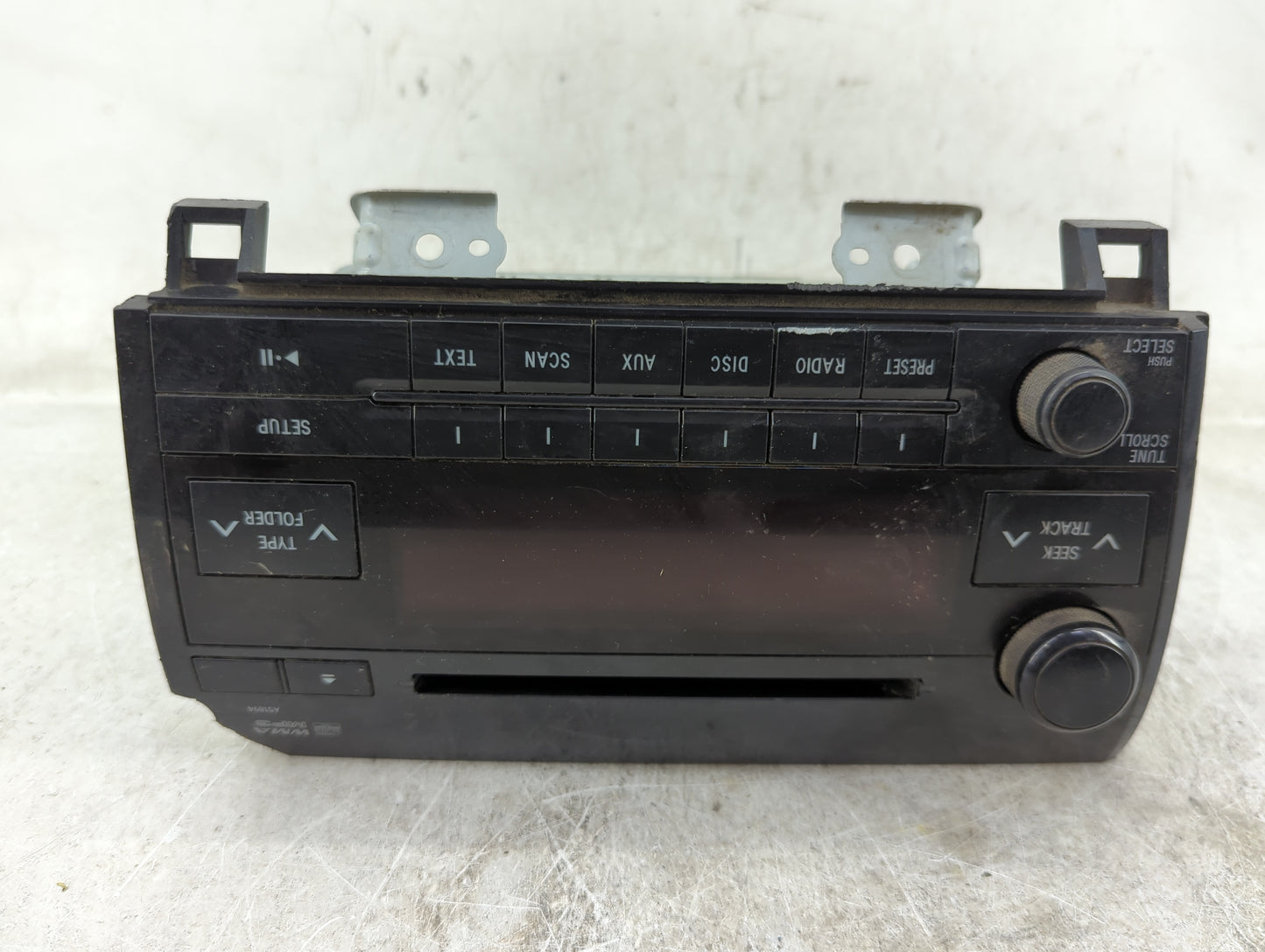 2007-2012 Toyota Tundra Radio AM FM Cd Player Receiver Replacement P/N:86120-0C300 CQ-FT1961X Fits OEM Used Auto Parts - Oem