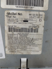 2007-2012 Toyota Tundra Radio AM FM Cd Player Receiver Replacement P/N:86120-0C300 CQ-FT1961X Fits OEM Used Auto Parts - Oem