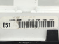 2011 Toyota Tundra Instrument Cluster Speedometer Gauges P/N:69140-970A Fits OEM Used Auto Parts - Oemusedautoparts1.com