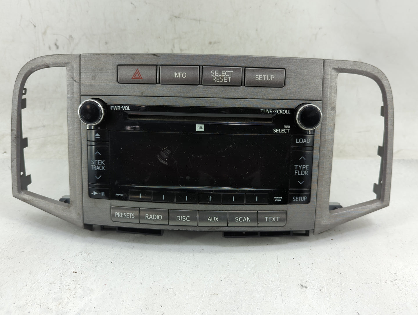2010-2012 Toyota Venza Radio AM FM Cd Player Receiver Replacement P/N:86120-0T070 CQ-KS8960X Fits Fits 2010 2011 2012 OEM Us