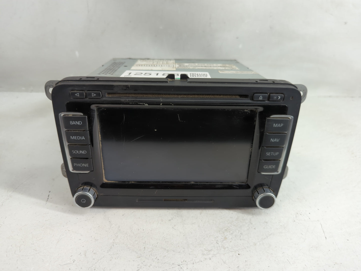 2009-2012 Volkswagen Cc Radio AM FM Cd Player Receiver Replacement P/N:3C0 035 684 C Fits Fits 2009 2010 2011 2012 OEM Used 