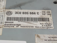 2009-2012 Volkswagen Cc Radio AM FM Cd Player Receiver Replacement P/N:3C0 035 684 C Fits Fits 2009 2010 2011 2012 OEM Used 