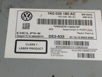 2009-2013 Volkswagen Cc Radio AM FM Cd Player Receiver Replacement P/N:1K0 035 180 AD Fits OEM Used Auto Parts - Oemusedauto