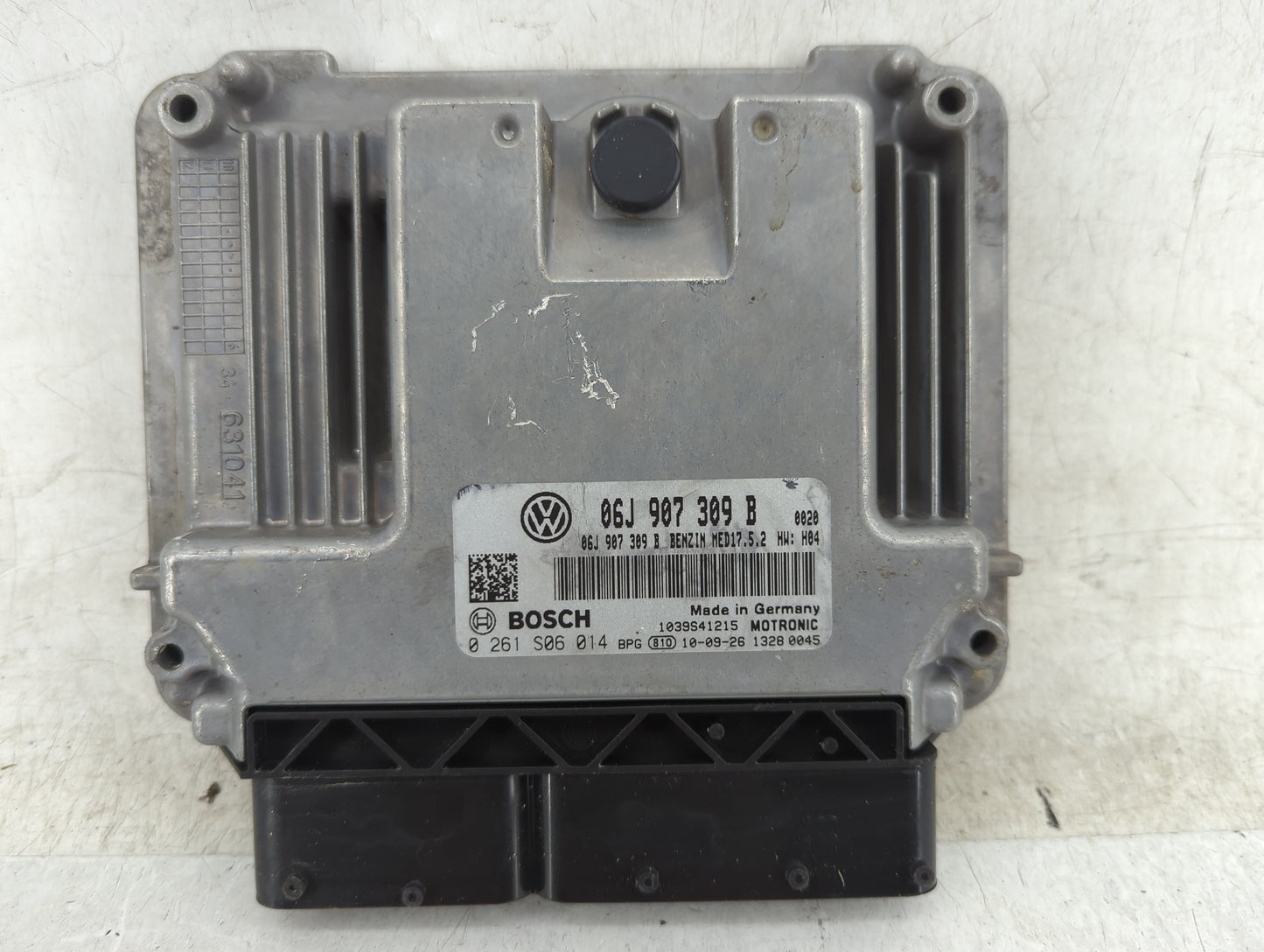 2011 Volkswagen Cc PCM Engine Control Computer ECU ECM PCU OEM P/N:0 261 S06 014 06J 907 309 B Fits OEM Used Auto Parts - Oe