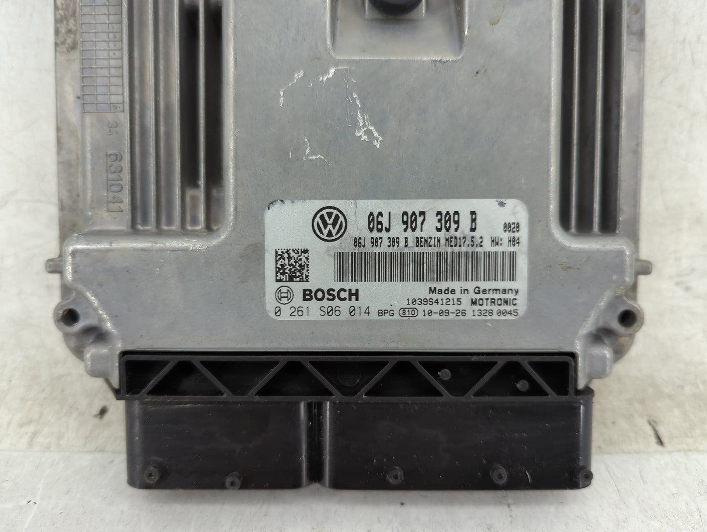 2011 Volkswagen Cc PCM Engine Control Computer ECU ECM PCU OEM P/N:0 261 S06 014 06J 907 309 B Fits OEM Used Auto Parts - Oe