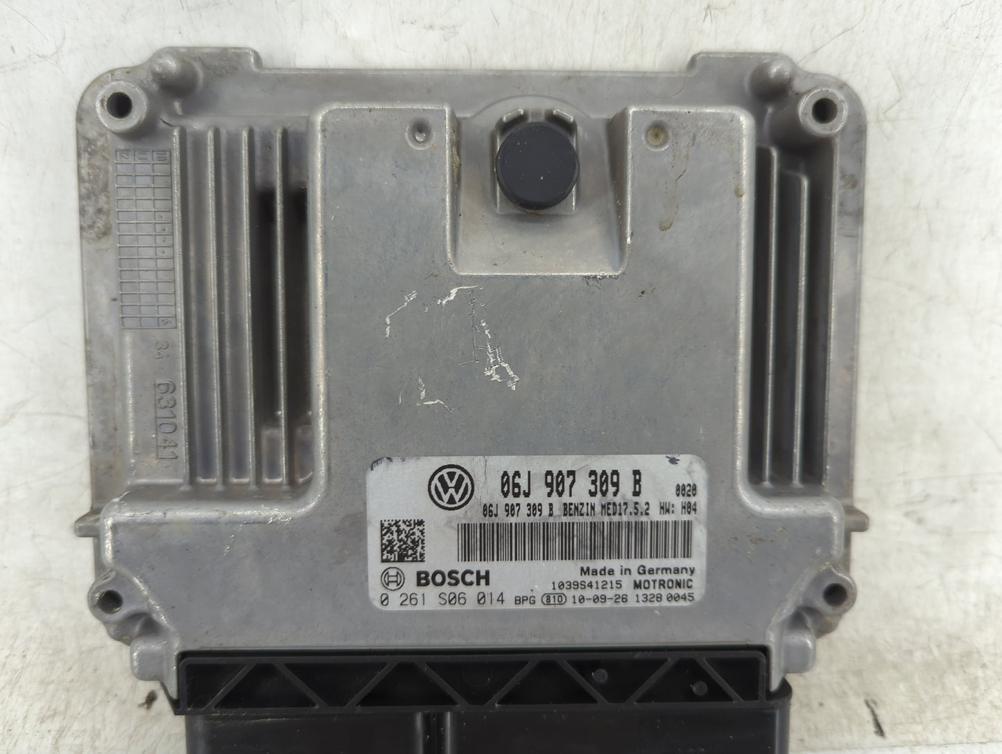 2011 Volkswagen Cc PCM Engine Control Computer ECU ECM PCU OEM P/N:0 261 S06 014 06J 907 309 B Fits OEM Used Auto Parts - Oe