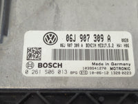 2010-2011 Volkswagen Cc PCM Engine Control Computer ECU ECM PCU OEM P/N:06J907309A 0261S06013, 1039S41270 Fits Fits 2010 201