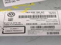 2009-2013 Volkswagen Cc Radio AM FM Cd Player Receiver Replacement P/N:1K0035180AC 28252074 Fits OEM Used Auto Parts - Oemus