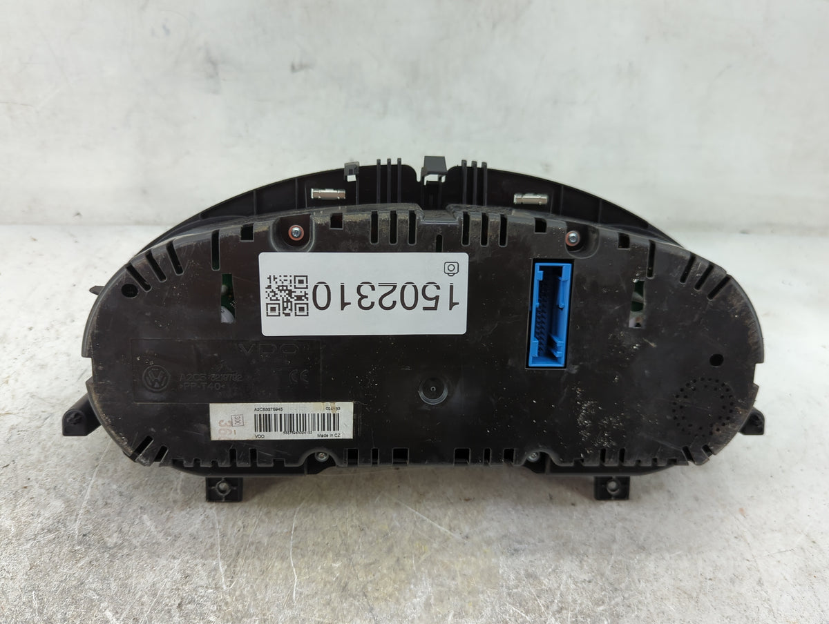 2010-2011 Volkswagen Cc Instrument Cluster Speedometer Gauges P/N:A2C53219792 A2C53375945 Miles: Fits Fits 2010 2011 OEM Use