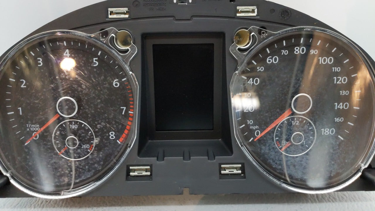 2010-2011 Volkswagen Cc Instrument Cluster Speedometer Gauges P/N:3C8920970MX 3C8920970M Fits Fits 2010 2011 OEM Used Auto P