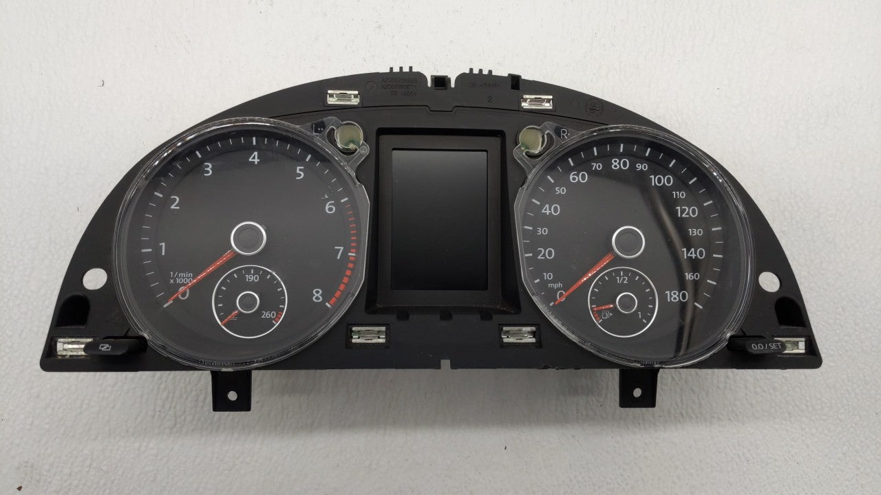 2010-2011 Volkswagen Cc Instrument Cluster Speedometer Gauges P/N:3C8920970MX 3C8920970M Fits Fits 2010 2011 OEM Used Auto P