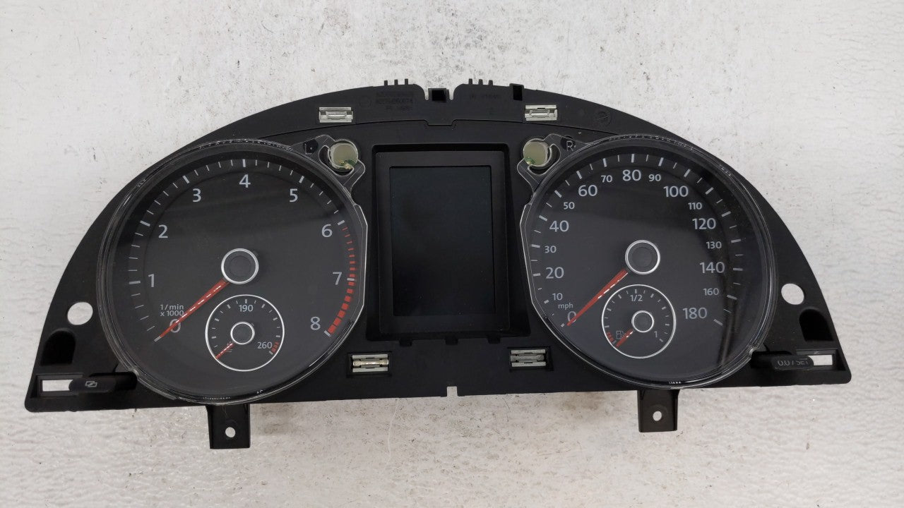 2011 Volkswagen Cc Instrument Cluster Speedometer Gauges P/N:3C8920970M 3C8 920 970M Fits OEM Used Auto Parts - Oemusedautop