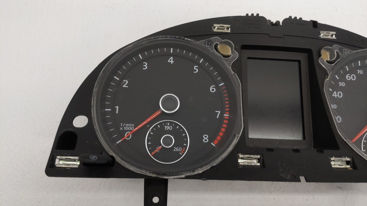 2010-2011 Volkswagen Cc Instrument Cluster Speedometer Gauges P/N:3C8920970MX 3C8920970M Fits Fits 2010 2011 OEM Used Auto P