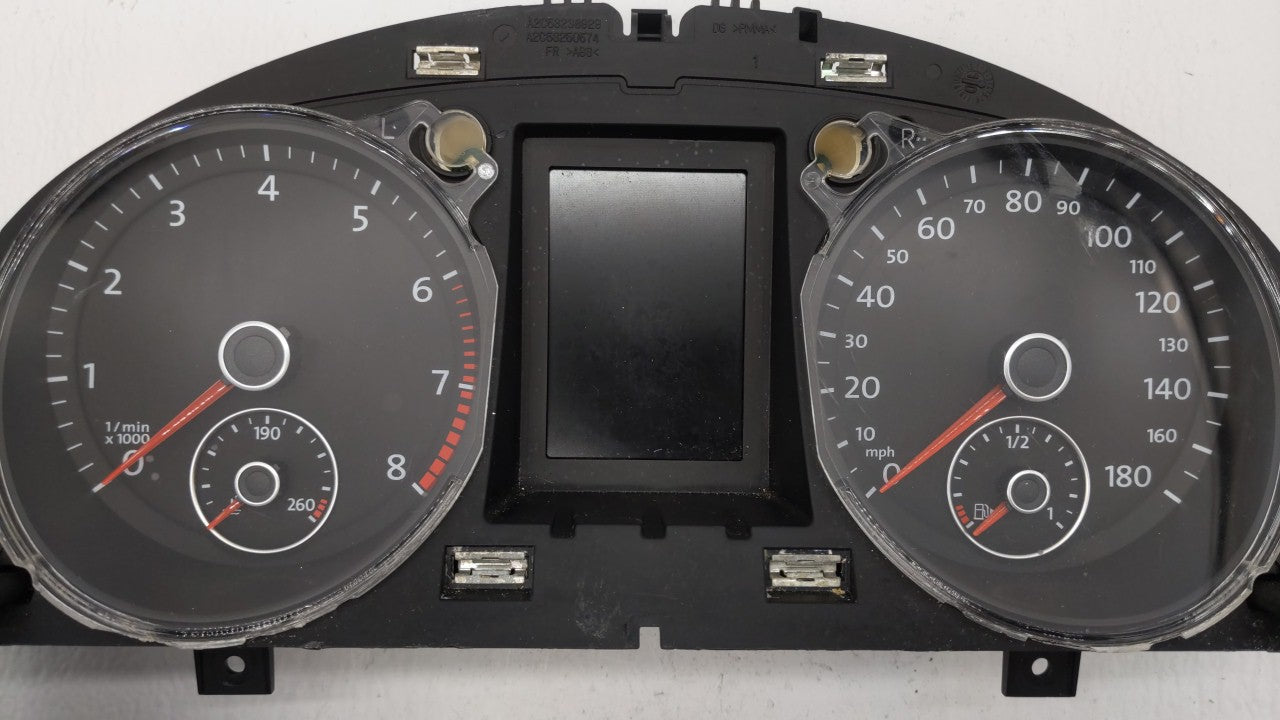 2010-2011 Volkswagen Cc Instrument Cluster Speedometer Gauges P/N:3C8920970MX 3C8920970M Fits Fits 2010 2011 OEM Used Auto P