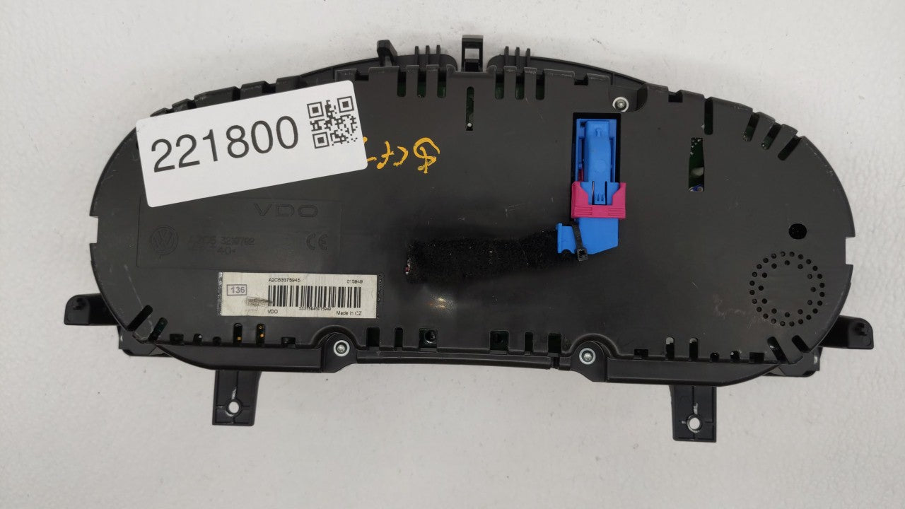 2010-2011 Volkswagen Cc Instrument Cluster Speedometer Gauges P/N:3C8920970MX 3C8920970M Fits Fits 2010 2011 OEM Used Auto P