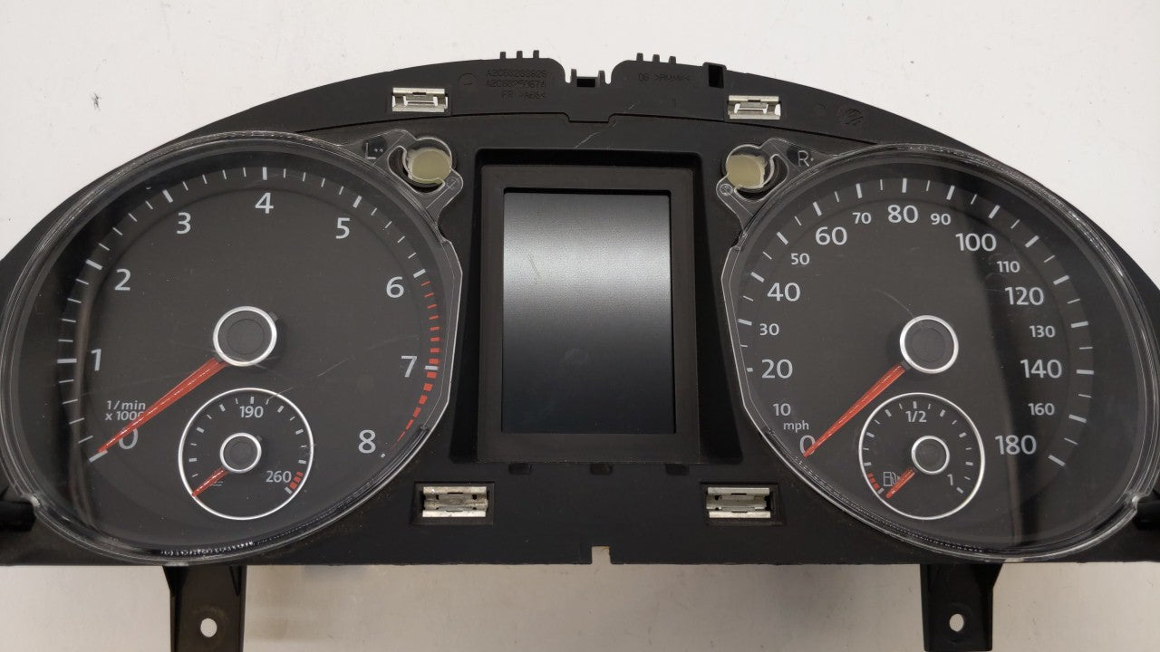 2010-2011 Volkswagen Cc Instrument Cluster Speedometer Gauges P/N:3C8 920 970 M 3C8920970M Fits Fits 2010 2011 OEM Used Auto